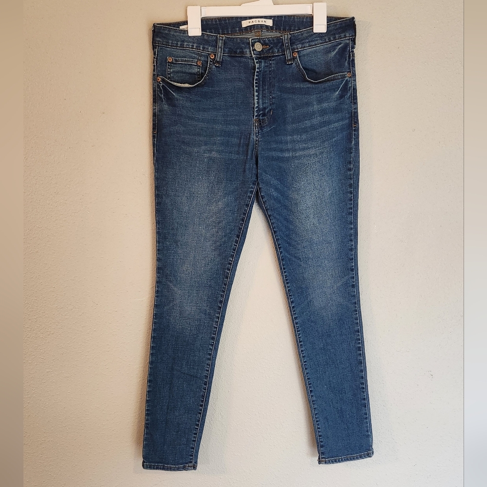 Men's Pacsun Stacked Skinny Jeans Size 33 x 30